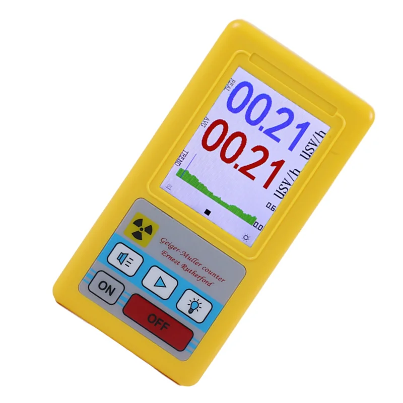 -ABGQ LCD Radioactive Tester, Personal Dosimeter For Nuclear Radiation Detection, X-Ray Beta Gamma Detector For Marble Tools