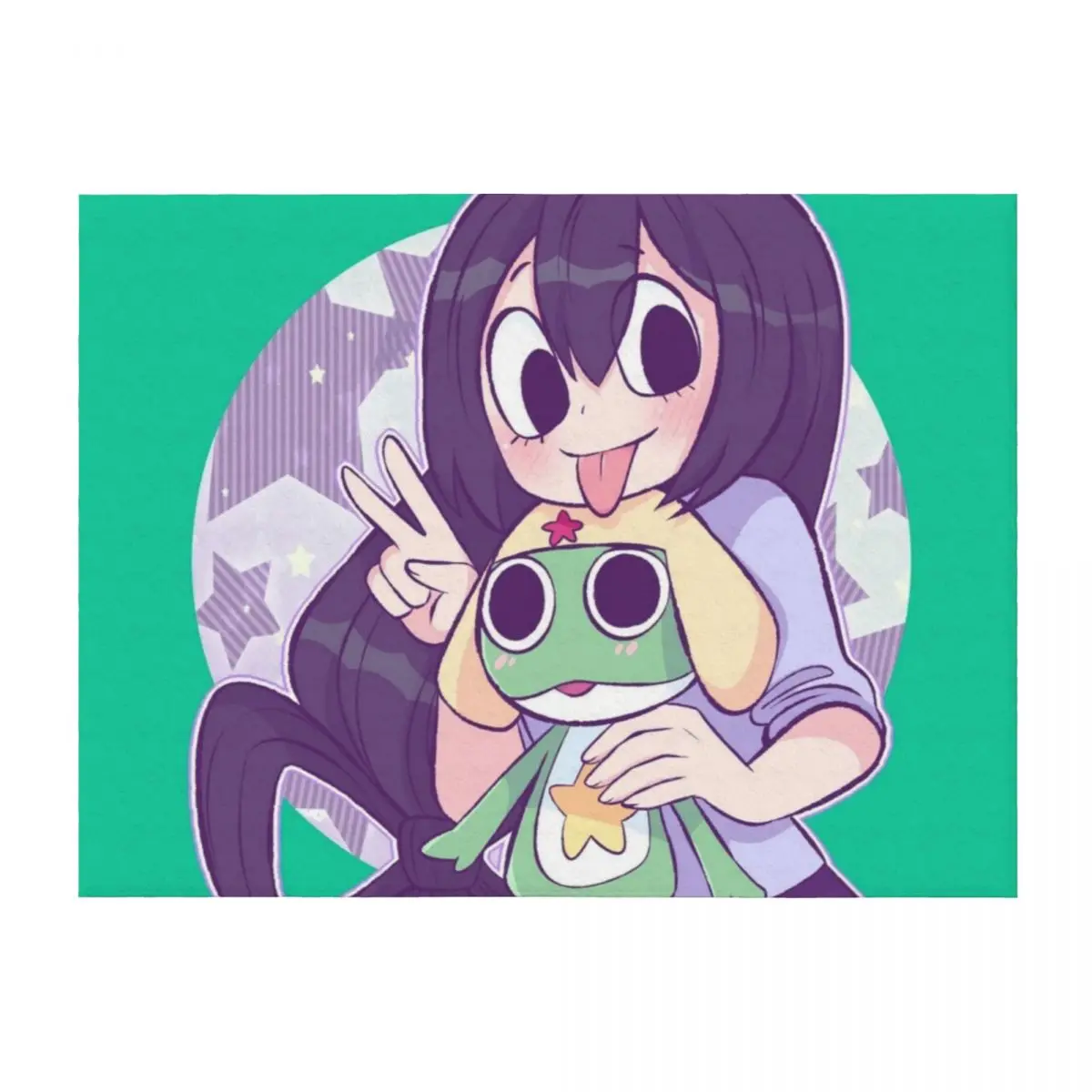 

Cute Froppy Throw Blanket Furrys Shaggy christmas gifts Travel Blankets
