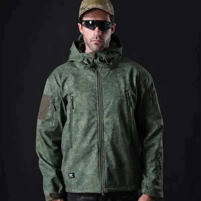 Shark Skin Tactical Soft Shell Jackets Men Outdoor Camping Fleece Warm Combat Military Waterproof Breathable Male Coats Hot Sale