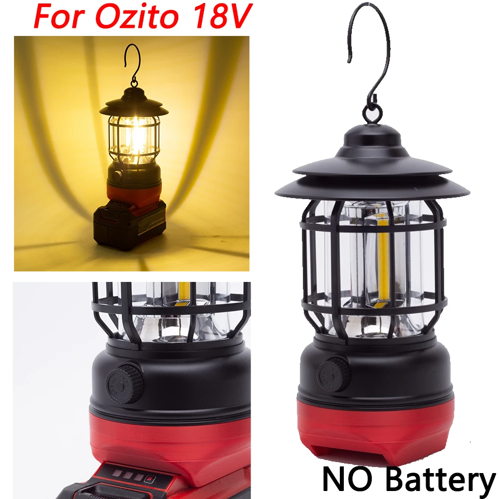 

Фонарь для кемпинга Φ для Ozito 18V power X-Change, литиевая батарея, подвесная палатка, внешняя (батарея в комплект не входит)