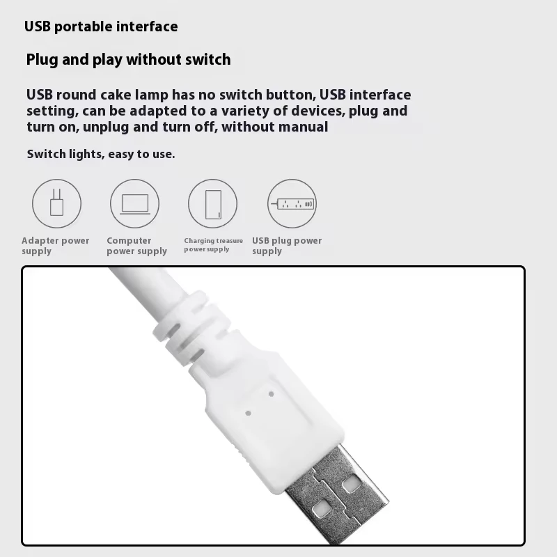2 قطعة USB LED مصباح طاولة ذكي لون واحد درجة الحرارة خرطوم مرن المحمولة القراءة التعلم الخفيفة