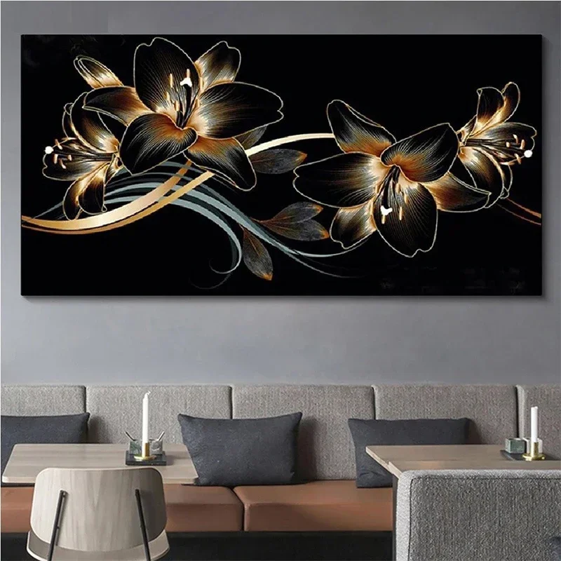 Lily in the Dark 5D Diamond Painting Diamond Art Embroidery Gifts Restaurant Office Home Decor DIY Diamond Cross Stitch Kits