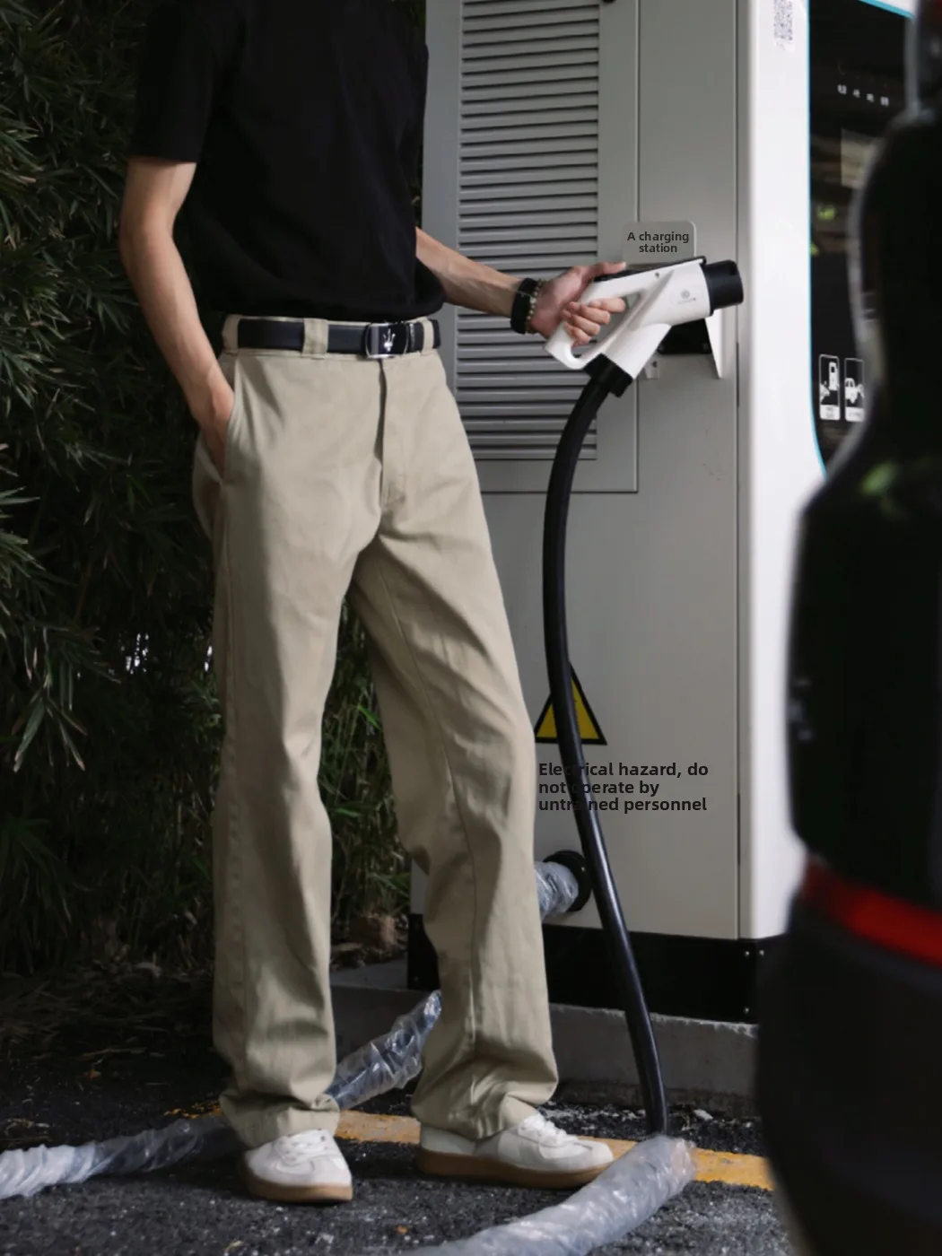 

Ретро-джинсы прямого кроя цвета кофе в американском стиле для мужчин, летние, с легким клешем, рабочие, тонкие, со средней посадкой, длинные брюки для молодежи