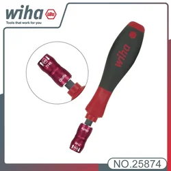 WIHA 387 Hex Screwdriver Bit Holder Handle Strong Magnetic 4-bead locki Non-slip Screwdriver Handle 25874/29463/32160/32161