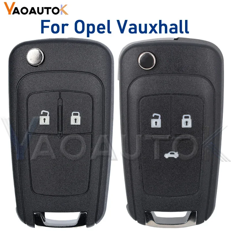 Remote Car Key Fob Shell Case Replacement For Opel Vauxhall Corsa Astra Vectra Zafira Omega HU100 Uncut Blade 2 3 Buttons