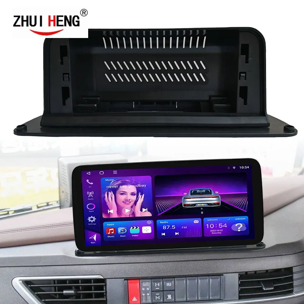 12.3” 9“10” Universal Android 2 Double Din Car Radio Fascia For old Car Truck Motorhome Stereo Panel Dash Frame Trim Kit Face