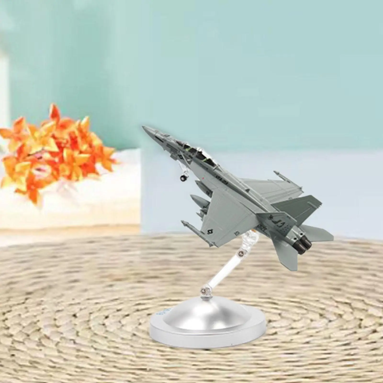 1:100 Model Airplane Model Gift Tabletop Decor with Display Base