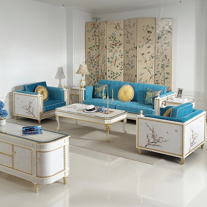 !@Factory Sell High Quality High-end Modular Luxury Living Room Furniture Sing Seat and 3 Seat Sofa Antique Arabic Sofa Set Majl
