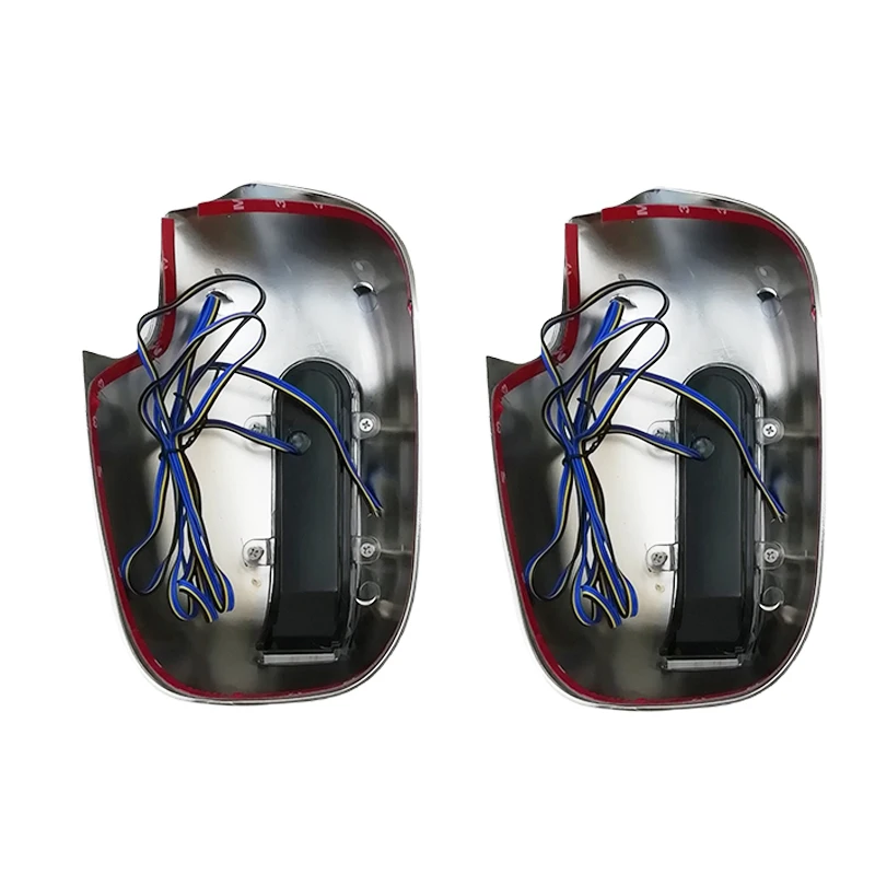 Car upgrade ABS Plastic Chrome Door Mirror Cover With LED For Toyota Camry XV30 2002 2003 2004 2005 2006 Rearview decoration view 5
