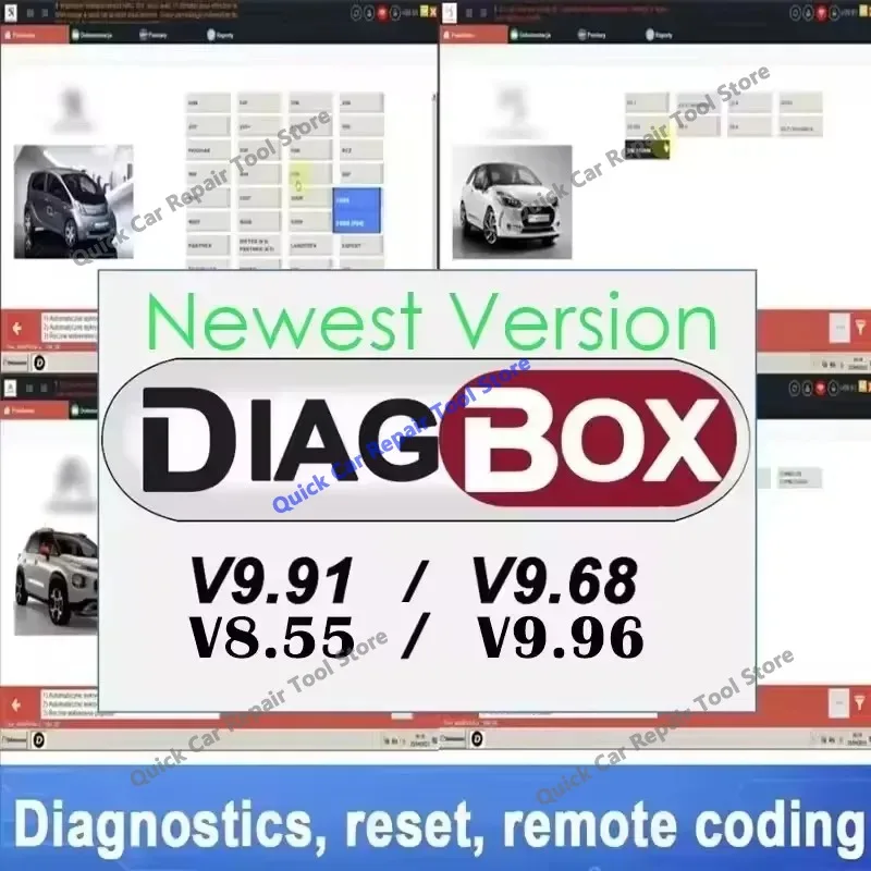 2026 New Diagbox Lexia3 V9.91 v9.68 V7.83 PP2000 V48/V25 Program Newest Car Diagnostic Software Tool Lexia-3 For Citroen/Peugeot