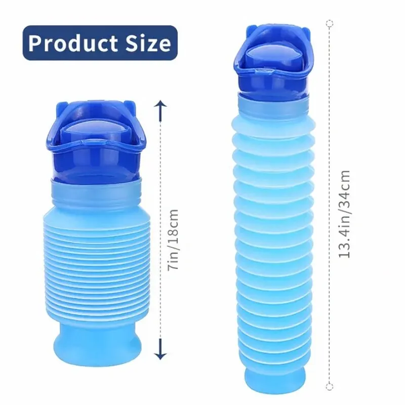 Collapsible Portable Urinal for Men And Women- Reusable Potty for Camping and Long Trips - Convenient And Hygienic Solution