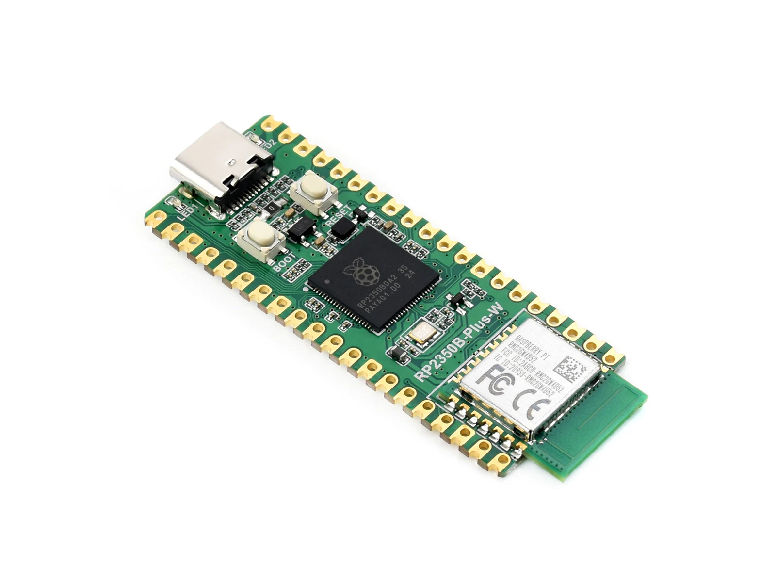 

RP2350B-Plus-W: Raspberry Pi's Dual Arm/RISC-V Board w/ Wi-Fi 4, BT 5.2 & 16MB Flash for Next-Gen IoT"