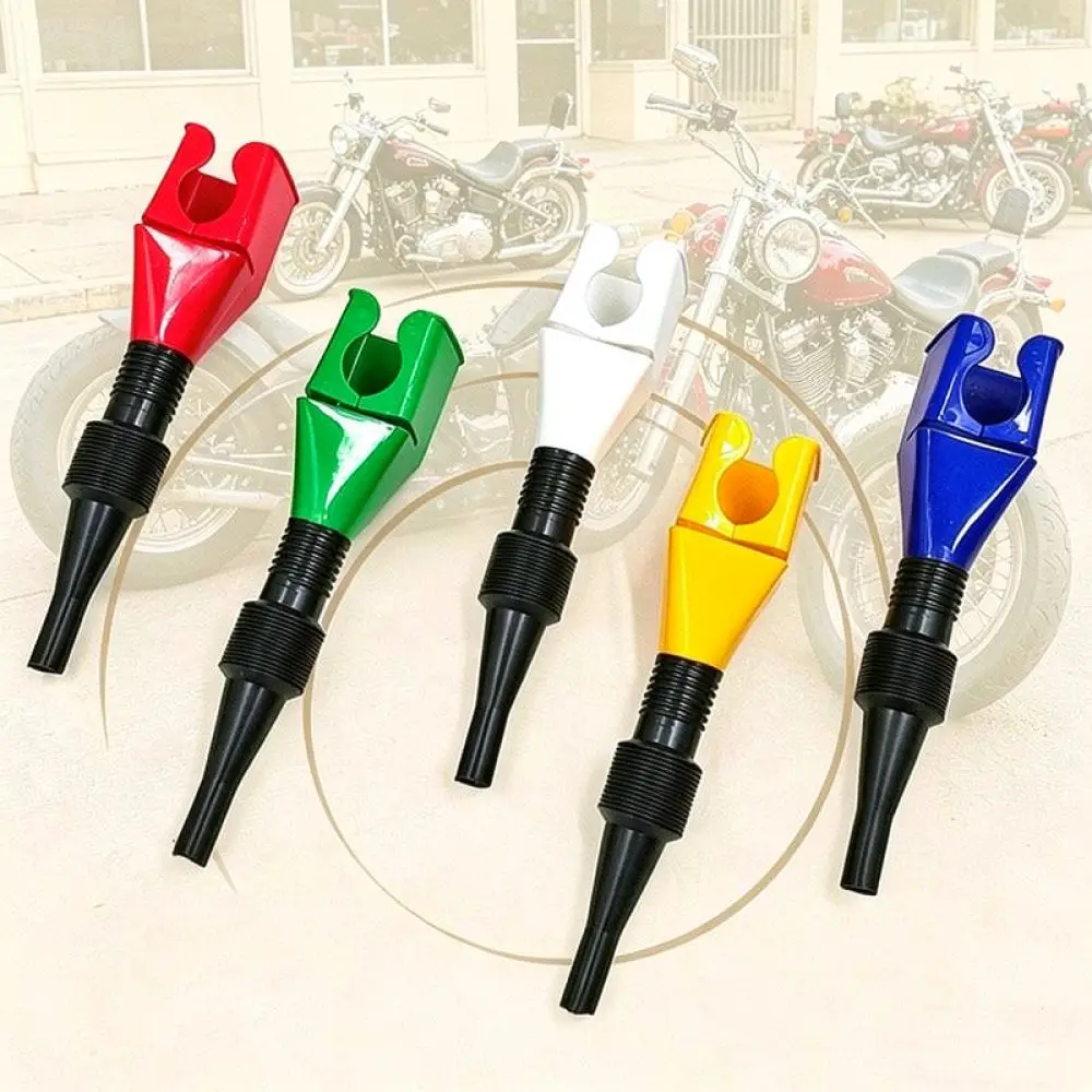 Flexible Hose Dispenser Hands Free Clip Foldable Oil Funnel For Car Motorbike Fuel Refilling Accessary