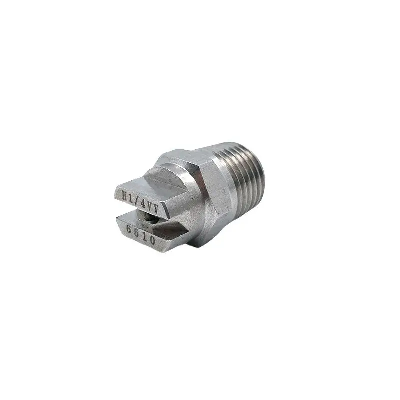 1/4" HVV HU 65 Degree Flat Fan Nozzle High Pressure Cleaning Spray Nozzle Flat Jet Nozzle Industrial Cleaning Spraying Systems