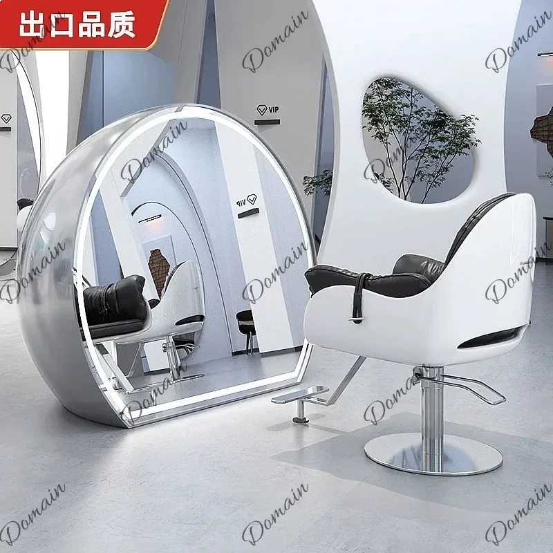 Nn Viral Salon Floor Mirror Stand, High-End Integrated Hairdressing Mirror for Salon & Makeup Use
