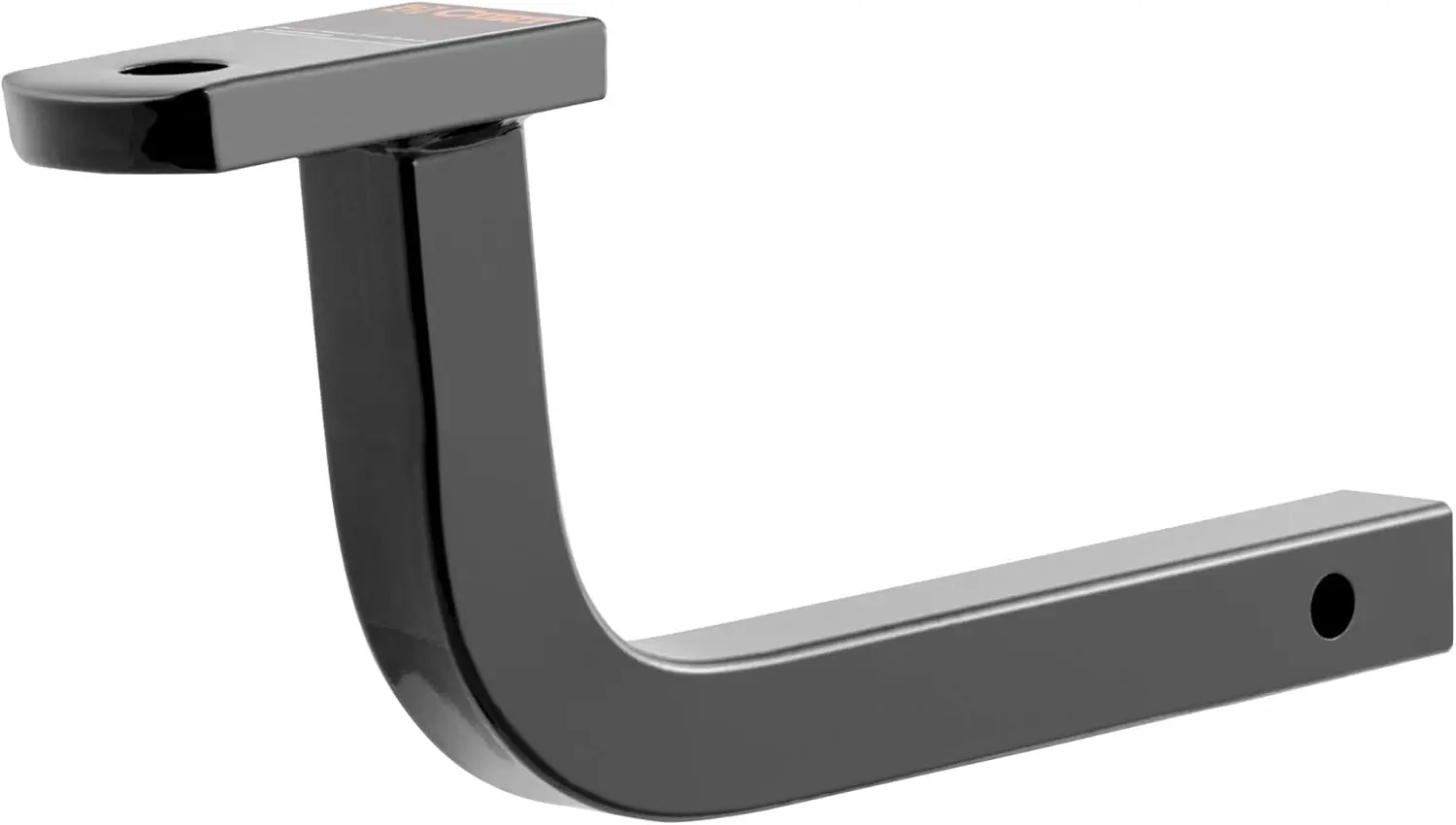 

45015 Class 2 Trailer Hitch Ball Mount, 1-1/4' Receiver, 3,500 lbs, 3/4' Hole, 5' Rise, Gloss Black