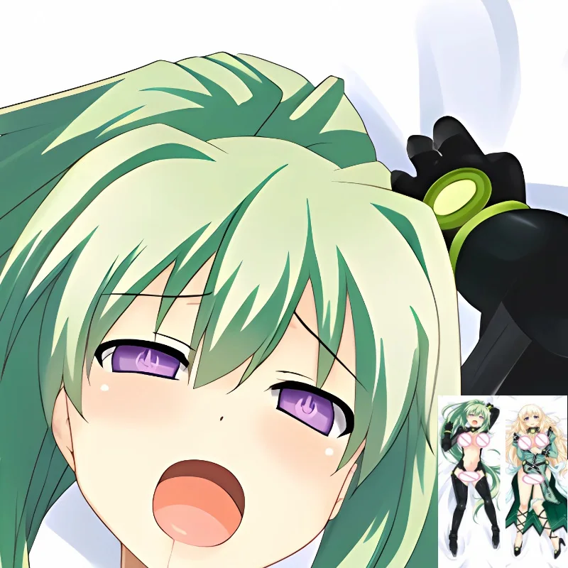 

DIY Customized Vert Green Heart Anime Dakimakura Pillowcase Double-sided Print Hugging Body Bed Pillow Cover Case Dropshipping