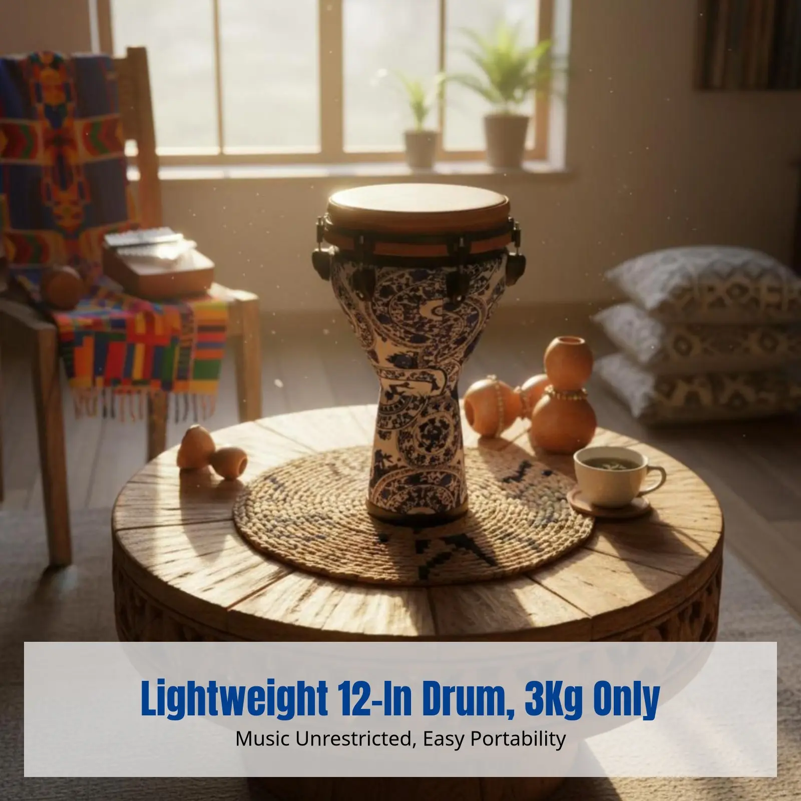 african-drum-mechanical-tuning-hand-drum-lightweight-artistic-pattern-percussion-instrument-for-adults-and-beginners