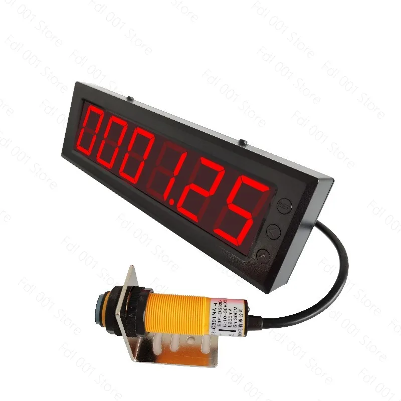 Industrial Digital Electronic Counter Infrared Auto‑Sensor Large‑Screen Conveyor Belt Package Counting Device