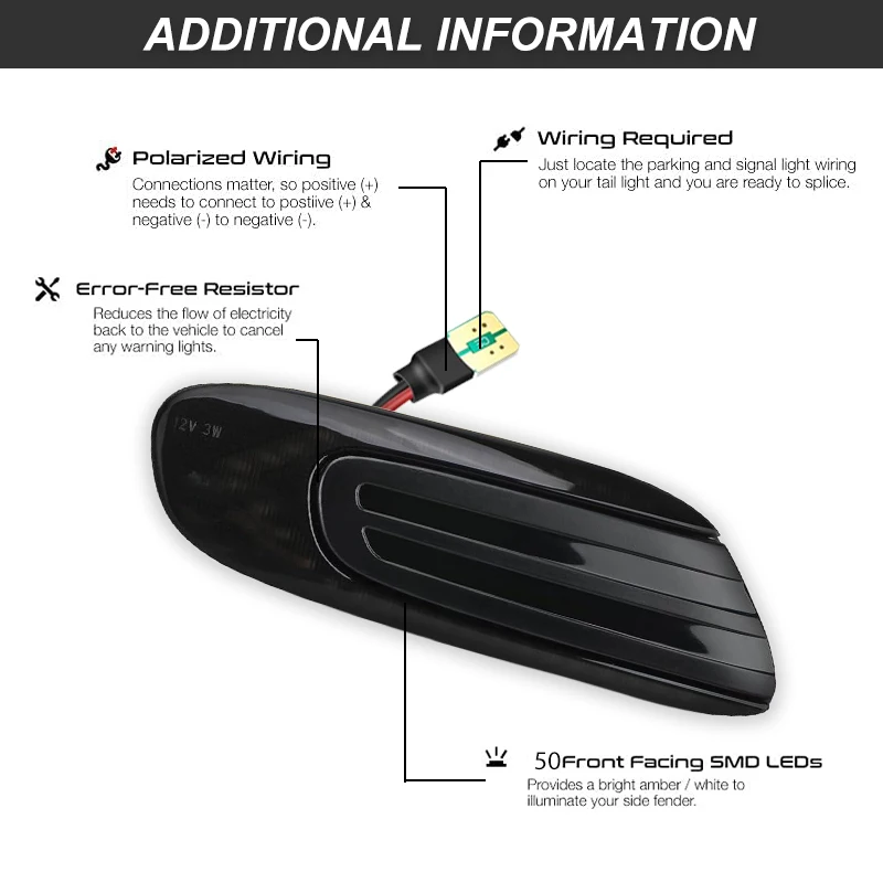 LED Dynamic Side Marker Turn Signal Indicator Repeater Light Sequential Blinker Lamp For BMW Mini Cooper F55 F56 F57 2014-2017