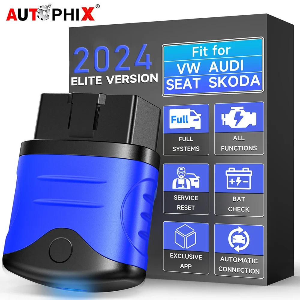 

Автомобильный диагностический сканер OBD2 AUTOPHIX 3310, Bluetooth, для VW/Audi/Skoda