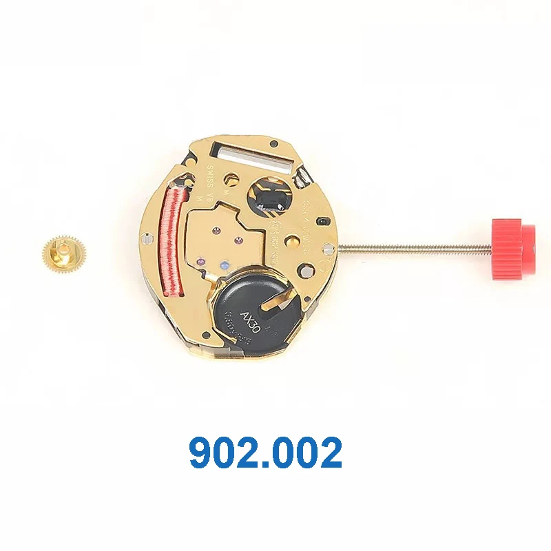 جديد السويسري ETA 902.002 حركة 2 الأيدي 902002 ساعة يد تعمل بالحركة كوارتز ملحقات الحركة وقت السفر الدقيق