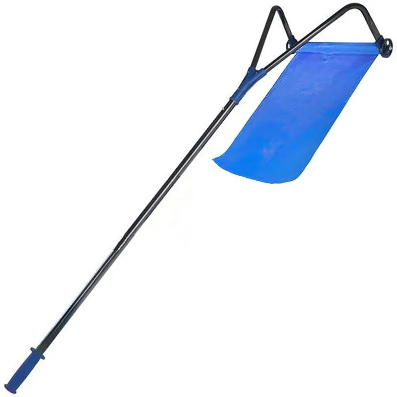 Flexible Roof Snow Slide Shovel Lightweight Aluminum Snow Rake Anti Scratch Snow Removal Tool for House Roof Winter Maintenance