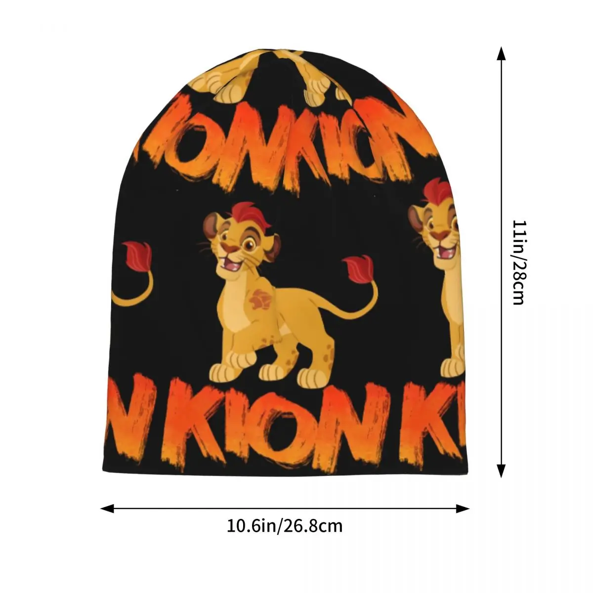 Lion Guard Kion Warm Knitted Cap Fashion Bonnet Hat Autumn Winter Outdoor Beanies Hats for Unisex Adult