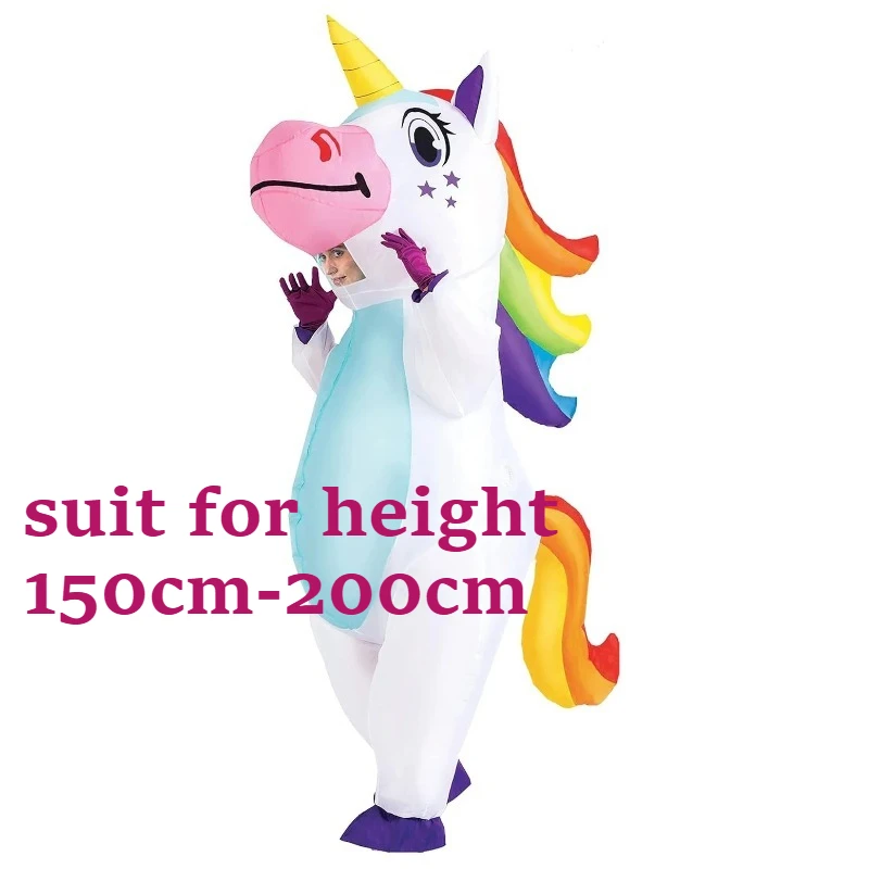 Adult Unicorn Inflatable Costumes Christmas Anime Cosplay Costume Unicorn Mascot Fancy Party Role Play Disfraz
