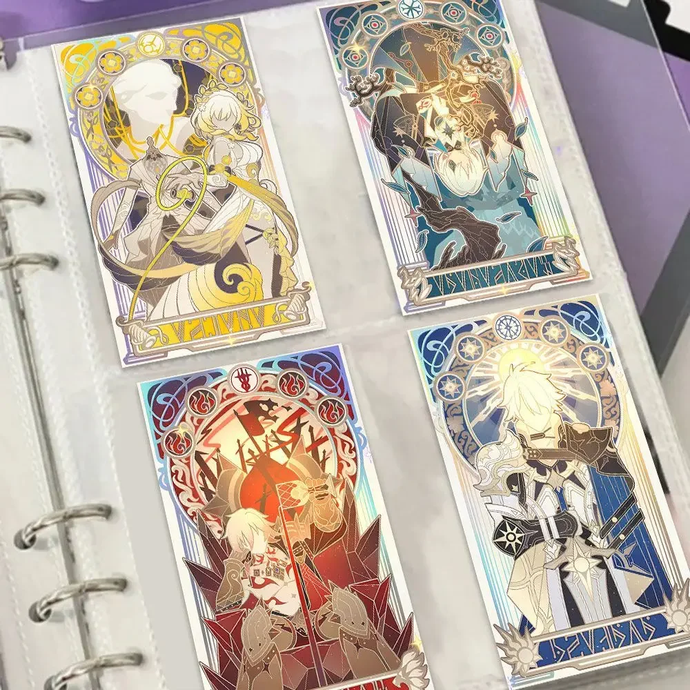Honkai: Star Rail Chrysos Heirs Phainon Dang Heng 12 قطعة بطاقات التارو بطاقة لومو بطاقة Photocard HD ألبوم صور بطاقات لجمع المشجعين