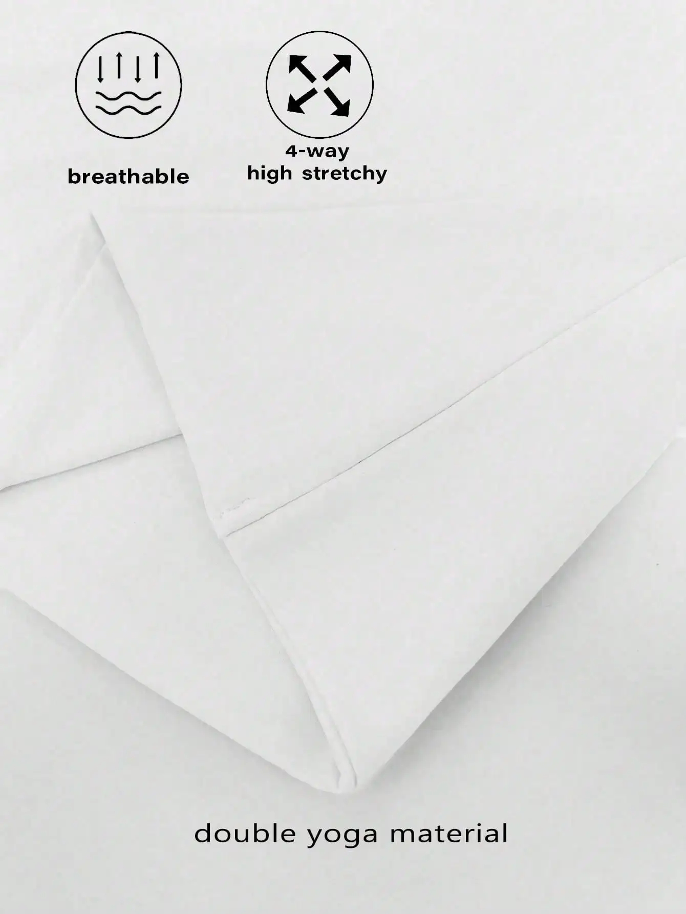 BWQ Women's Summer White & Black Elastic Double-Layer Fabric Casual Bodysuit, Minimalist Style For Daily & Holiday Wear