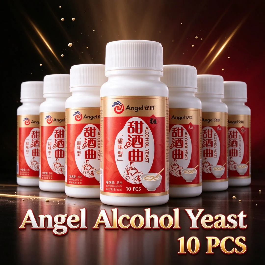 Anti-oxidation Plastic bottle 10pcs x 8g, For Rice Wine Yeast Storage, Durable Plastic bottle for Home Brew