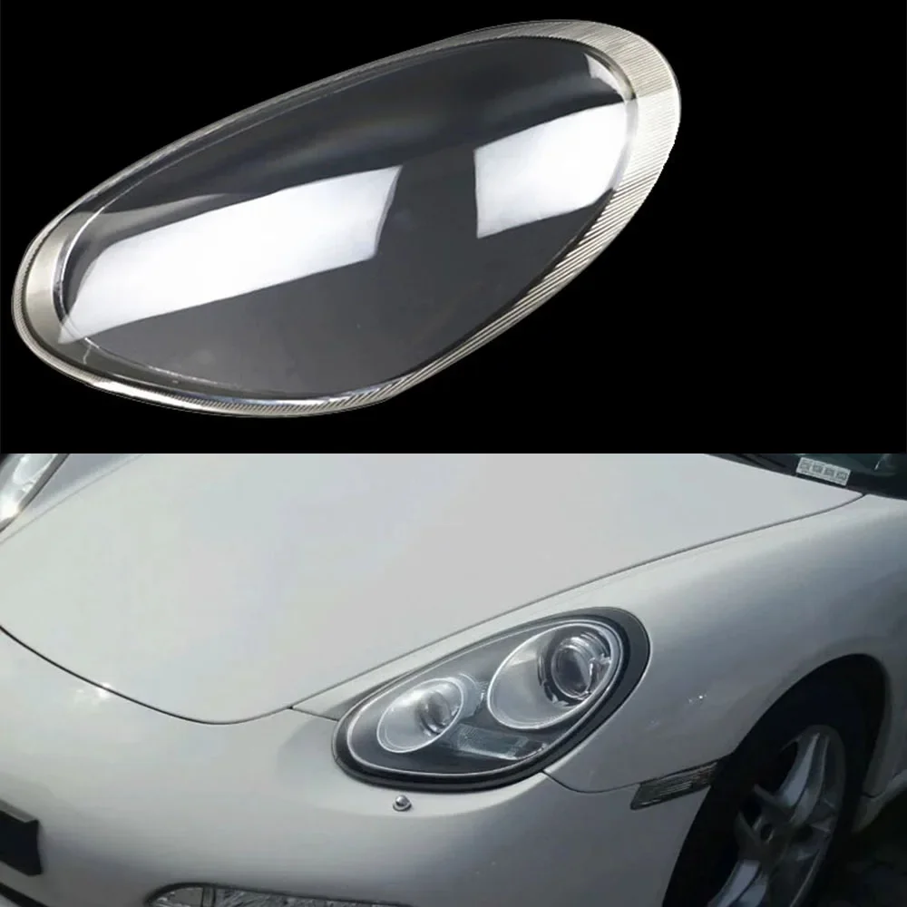 

For Porsche Macan Boxster 987 2009~2011 Xenon Headlight Cover Shade Headlight Transparent Shell Lampshade Headlamp Cover Lens