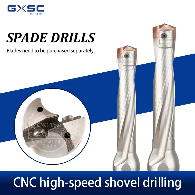 

JCD High Quality Crown Drilling Bit Violence Drill 3D/5D/8D Internal Cooling U-Drill CNC Lathe Deep Hole Spade Drills Cutter Bar