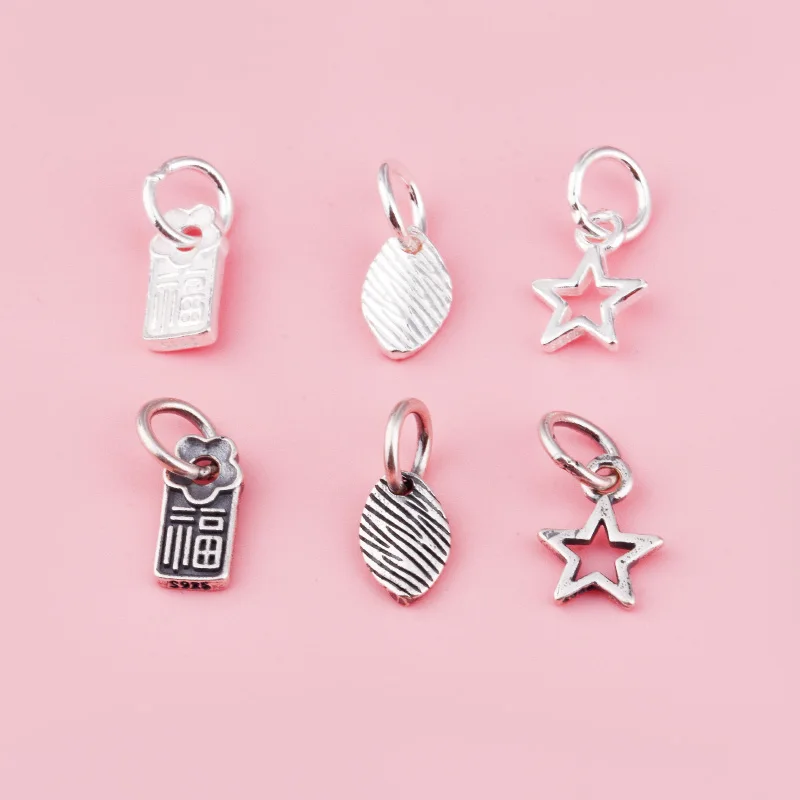 S925 sterling silver retro 