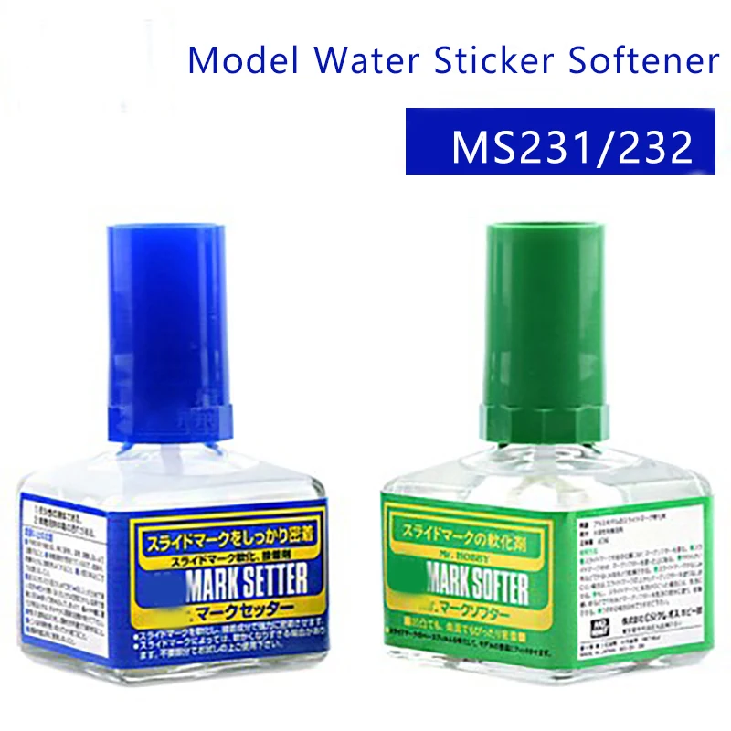 Water Sticker Softener Mark Setter With Glue MS231 MS232 Scale Model Tools DIY Craft Hobby Assembly Model Tools