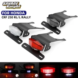 For HONDA CRF 250RL 250L Rally License Plate Holder CRF250L CRF250RL LED Turn Signal CRF250 Rear Tail Light Fender Eliminator