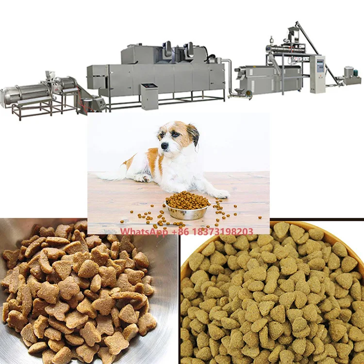 

Industrial Dog Food Making Machine and Pet Food Processing Machines Complete Production Line for Factory
