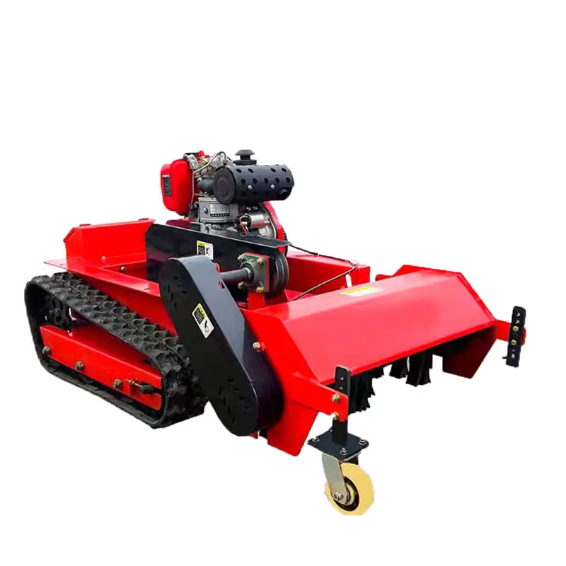 

Remote control lawn mower, crawler, self-propelled, agricultural, high horsepower
