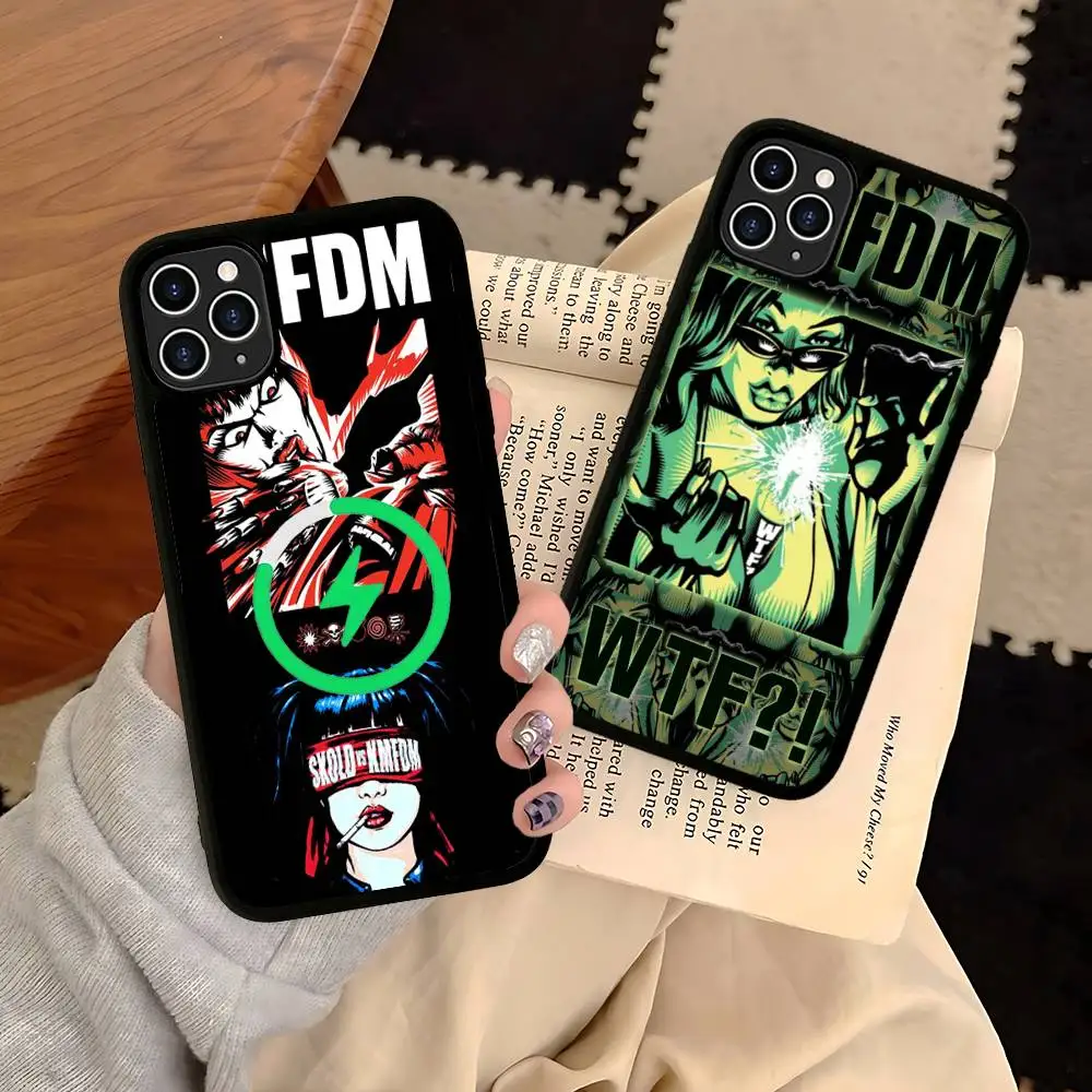 

Rock Band K-KMFDM For Magsafe Case for iPhone 17 16 Pro Max 15 14 Plus 13 12 11 Wireless Charging Phone Cover