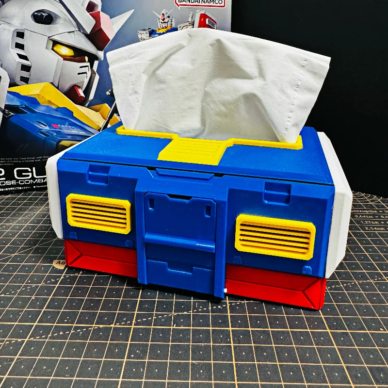 Gundam نموذج محيطي زخرفة الأنسجة صندوق البدلة المتنقلة تخزين الديكور طباعة ثلاثية الأبعاد Yuanzu Zha الملحقات القديمة #2