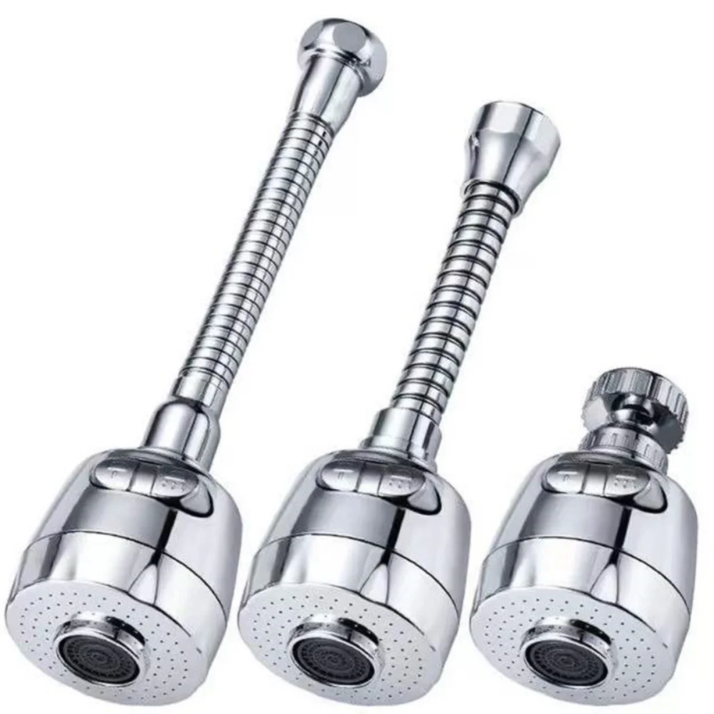 Универсальный смеситель для кухонного водопроводного процессора, насадка для душа с разбрызгивателем, сверхзаряженный водонепроницаемый фильтр, 3 характеристики, шланг 360 °