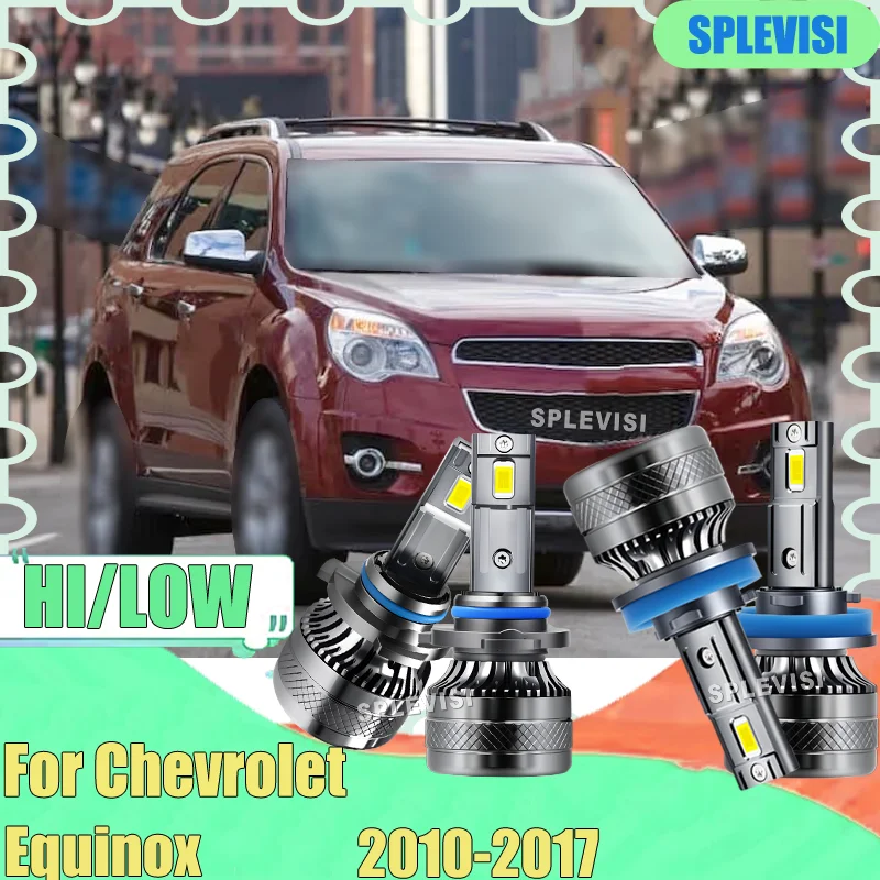 

LED Headlight Bulbs High-Efficiency LED Car Light 12V Lamp 6000K For Chevrolet Equinox 2010-2017 2011 2012 2013 2014 2015 2016
