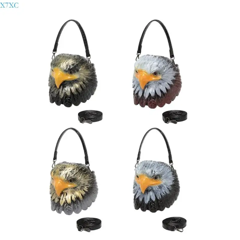 

X7XC Modern Owl Design Bag Roomy Organization Handbag Premium PU Construction