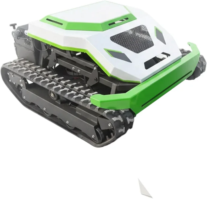 4 in 1 Rechargeable Remote Control Lawn Mower Snow Pusher Snow Sweeper Bulldozer