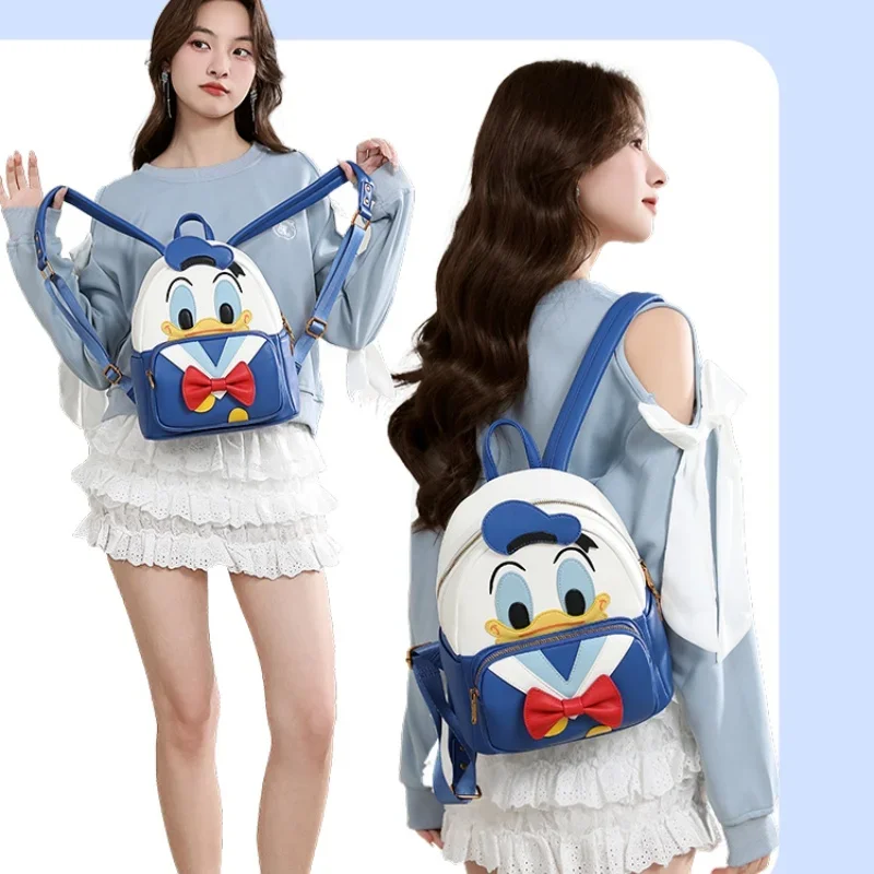 Genuine Edition Disney Donald Duck Chichititi Cosplay Backpack Anime Cartoon Children's Satchel Cartoon Character School Bags