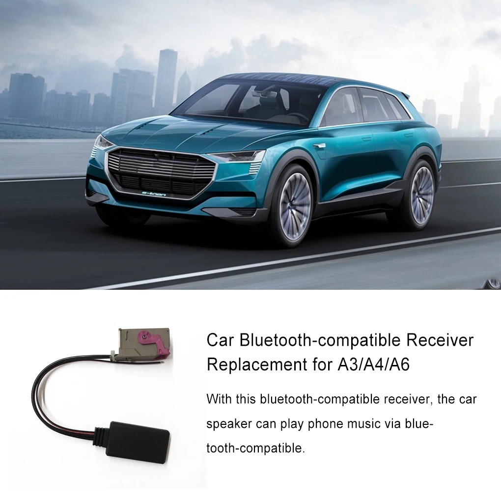 

Car Bluetooth-compatible Receiver Wireless Audio Adapter Conversion Connector