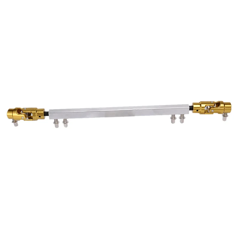 Double Kick Drum Pedal Drive Shaft Pedal Arm Linking Bar Drum Connecting Rod Silver+Gold