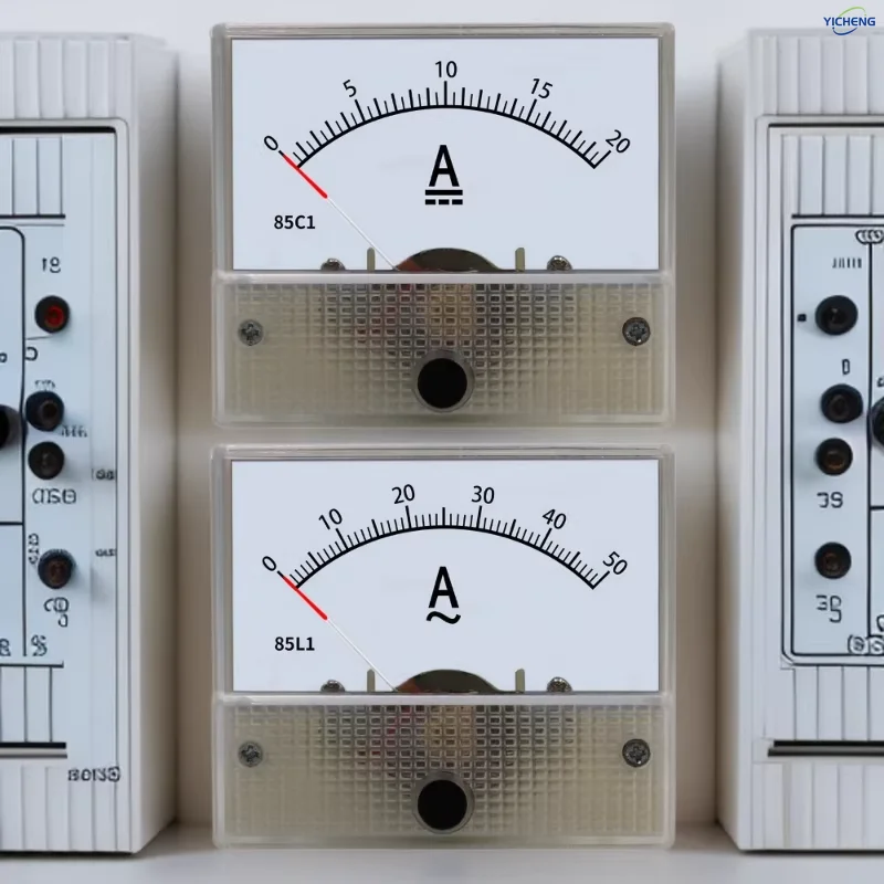 1Pcs 85L1 AC Pointer type ammeter 1-50A Direct connection.30-1000/5A It needs to be paired with a current transformer to be