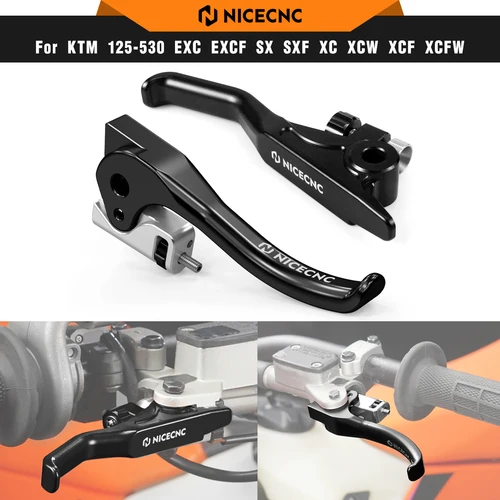 NICECNC palanca de freno corta palanca de embrague para KTM EXC 300 EXC-F 350 SX 125 SXF 450 2014-2025 Sherco SE 300 R Husqvarna TM Triumph